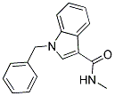 1-BENZYL-N-METHYL-1H-INDOLE-3-CARBOXAMIDE 结构式
