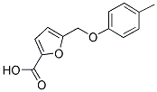 5-P-TOLYLOXYMETHYL-FURAN-2-CARBOXYLIC ACID 结构式