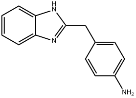 4-((1H-苯并[D]咪唑-2-基)甲基)苯胺 结构式