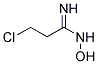 3-Chloro-N-hydroxy-propanimidamide 结构式