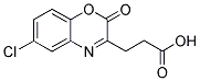 3-(6-CHLORO-2-OXO-2H-1,4-BENZOXAZIN-3-YL)PROPANOIC ACID 结构式
