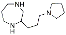 1-(3-PYRROLIDINEPROPYL)-HOMOPIPERAZINE 结构式