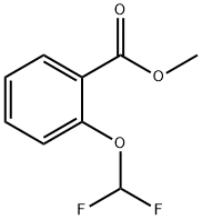 2-Difluoromethoxy-benzoic acid methyl ester 结构式