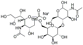 6'-Sialyl-N-acetyllactosamine Na salt 结构式