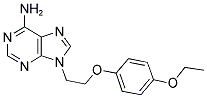 9-[2-(4-ETHOXYPHENOXY)ETHYL]-9H-PURIN-6-AMINE 结构式