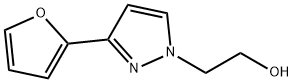 2-[3-(2-FURYL)-1H-PYRAZOL-1-YL]-1-ETHANOL 结构式