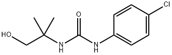 N-(4-氯苯基)-N'-(2-羟基-1,1-二甲基乙基)脲 结构式