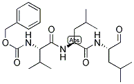 Β-SECRETASE INHIBITOR II ; Z-VAL-LEU-LEU-CHO 结构式