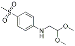 N-(2,2-DIMETHOXYETHYL)-N-[4-(METHYLSULFONYL)PHENYL]AMINE 结构式