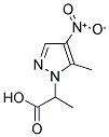 2-(5-METHYL-4-NITRO-PYRAZOL-1-YL)-PROPIONIC ACID 结构式