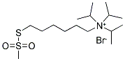 6-(TRIISOPROPYLAMMONIUM)HEXYL METHANETHIOSULFONATE BROMIDE 结构式