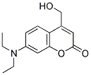 7-DIETHYLAMINO-4-HYDROXYMETHYL-CHROMEN-2-ONE 结构式