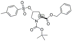 BOC-L-TRANSPRO(OTS)-OBN 结构式