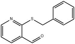 2-(BENZYLSULFANYL)NICOTINALDEHYDE 结构式