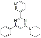4-PHENYL-6-PIPERIDIN-1-YL-2-PYRIDIN-3-YLPYRIMIDINE 结构式