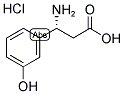 (R)-3-AMINO-3-(3-HYDROXY-PHENYL)-PROPANOIC ACID HYDROCHLORIDE 结构式