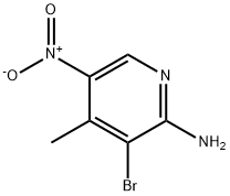 2-AMINO-3-BROMO-4-METHYL-5-NITROPYRIDINE 结构式