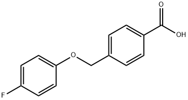 4-((4-fluorophenoxy)methyl)benzoic acid 结构式