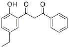 1-(5-ETHYL-2-HYDROXYPHENYL)-3-PHENYLPROPANE-1,3-DIONE 结构式