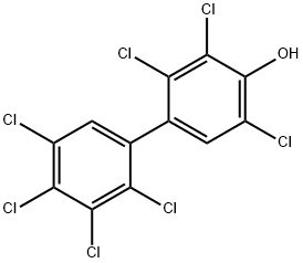 2,2',3,3',4',5,5'-HEPTACHLORO-4-BIPHENYLOL 结构式