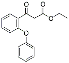 3-OXO-3-(2-PHENOXYPHENYL)PROPIONIC ACID ETHYL ESTER 结构式