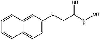 (Z)-N'-HYDROXY-2-(NAPHTHALEN-2-YLOXY)ACETIMIDAMIDE 结构式