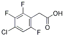 4-CHLORO-2,3,6-TRIFLUOROPHENYLACETIC ACID 结构式