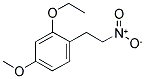 1-(2-ETHOXY-4-METHOXYPHENYL)-2-NITROETHANE 结构式