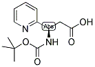 (R)-3-TERT-BUTOXYCARBONYLAMINO-3-PYRIDIN-2-YL-PROPIONIC ACID 结构式