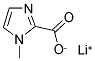 1-METHYLIMIDAZOLE-2-CARBOXYLIC ACID, LITHIUM SALT 结构式