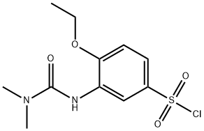 3-(3,3-DIMETHYL-UREIDO)-4-ETHOXY-BENZENESULFONYL CHLORIDE 结构式