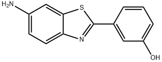 3-(6-AMINO-BENZOTHIAZOL-2-YL)-PHENOL 结构式