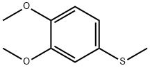 3,4-DIMETHOXYTHIOANISOLE 结构式