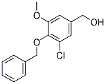 [4-(BENZYLOXY)-3-CHLORO-5-METHOXYPHENYL]METHANOL 结构式