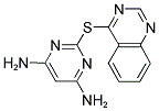 2-(QUINAZOLIN-4-YLTHIO)PYRIMIDINE-4,6-DIAMINE 结构式