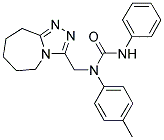 3-PHENYL-1-((6,7,8,9-TETRAHYDRO-5H-[1,2,4]TRIAZOLO[4,3-A]AZEPIN-3-YL)METHYL)-1-P-TOLYLUREA 结构式