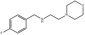 (4-FLUORO-BENZYL)-(2-MORPHOLIN-4-YL-ETHYL)-AMINE 结构式