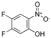 4,5-Difluoro-2-nitrophenol 结构式