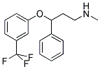 N-METHYL-3-(3'-TRIFLUOROMETHYLPHENOXY)-3-PHENYLPROPYLAMINE 结构式