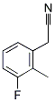 3-FLUORO-2-METHYLPHENYLACETONITRILE 结构式