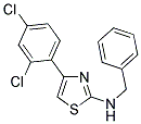 BENZYL-[4-(2,4-DICHLORO-PHENYL)-THIAZOL-2-YL]-AMINE 结构式