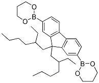 9,9-DI(2'-ETHYLHEXYL)FLUORENE-2,7-BIS(TRIMETHYLENE BORATE) 结构式