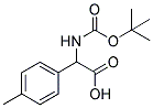 TERT-BUTOXYCARBONYLAMINO-P-TOLYL-ACETIC ACID 结构式