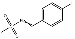 N-(4-FLUORO-BENZYLIDENE)-METHANESULFONAMIDE 结构式