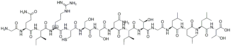 GQIRCSSNITGLLLT 结构式