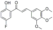 5'-FLUORO-2'-HYDROXY-3,4,5-TRIMETHOXYCHALCONE 结构式