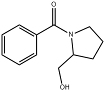 (2-羟甲基吡咯烷-1-基)-苯基-甲酮 结构式