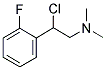 2-CHLORO-2-(2-FLUOROPHENYL)-N,N-DIMETHYLETHANAMINE 结构式