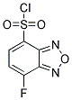 4-(CHLOROSULFONYL)-7-FLUORO-2,1,3-BENZOXADIAZOLE 结构式