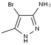 4-BROMO-5-METHYL-1 H-PYRAZOL-3-YLAMINE 结构式